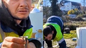 ОТМЕЧАЕМ 8 МАРТА В ПАЛАТКЕ #бомжи #бездомные #сочи