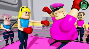 Женщина-боксер сбежала из тюрьмы! (Obby) 🥊😱 Игровой процесс #roblox