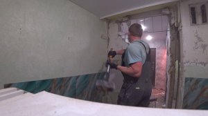 Однушка ломаем стены! Продолжаем демонтаж