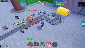 Ч. 2 Roblox Играем с другом в Cheese Tower Defense Защита сырной башни