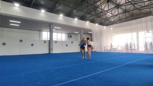 ЖП 1 спортивный разряд, Челенкова Анна - Царик Ксения, ШСА «ОСЬ», Балансовое упражнение