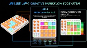 JamJum JP-1 Wireless MIDI Controller Introduction