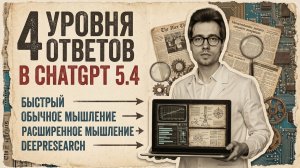 4 уровня ответов в ChatGPT и глубокие размышления