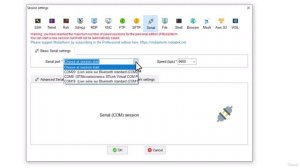 [part 2] Урок 5 - MobaXTerm - Open a serial link connection