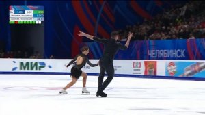 Анастасия Мишина и Александр Галлямов. Произвольная программа на Финале Гран-При России 08.03.2026