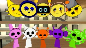 Спрунки Мистер Сан С разными Частями Просят Вернуть свои Части