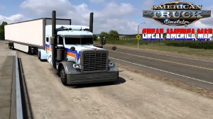 🔴 ATS (1.58) рейс  Бейнвилл - Окс, Северная Дакота, Peterbilt 389 !!!