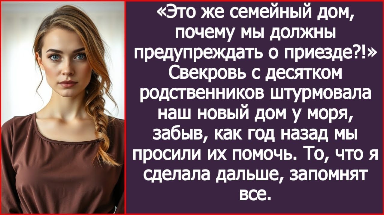 Это же семейный дом, почему мы должны предупреждать о приезде? | ИСТОРИИ ИЗ ЖИЗНИ | АУДИО РАССКАЗЫ