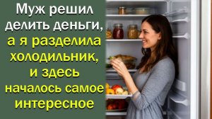 Муж решил делить деньги, а я разделила холодильник, и здесь началось самое интересное