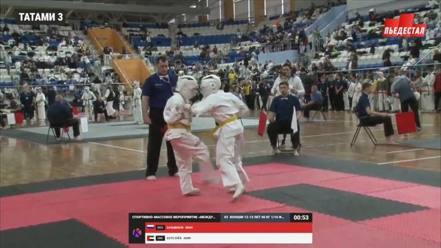 1/16 финала. Большаков Иван - Березнев Аким (ОАЭ)