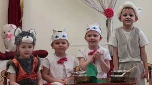 "Кот рыболов"  утренник 8 марта в средней группе