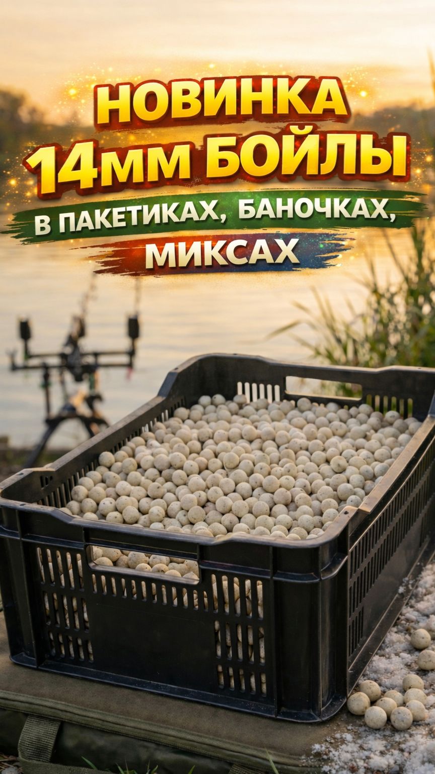 Новые бойлы 14мм в пакетиках, баночках, миксах. смотреть онлайн
