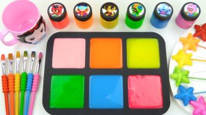 Мультики для детей Делаем слаймы своими руками.