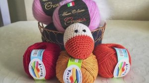 Купила пряжу для вязания. Показываю покупки