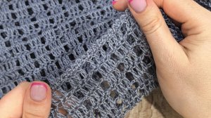 обвязка края изделия крючком // всего 1 ряд и сразу законченный вид