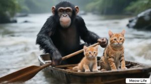 Озорной День Рыжего Котенка Дома 😹, Мама-Кошка Терпеливо Переносит Его 💖 Видео с милыми кошками