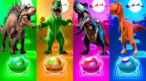 Coffin Dance Динозавры 361 уровень - Мультики про Динозавров | МУЛЬТФИЛЬМЫ ДИНОЗАВРЫ в Tiles Hop