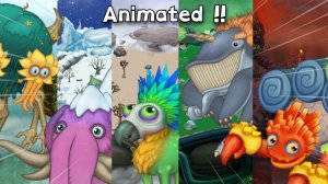 Что Если бы ПЯТИЭЛЕМЕНТНИКИ Попали на Природные Острова - My Singing Monsters (Мои Поющие Монстры)