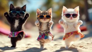 Кошки и собаки танцуют, как люди, — это так забавно!