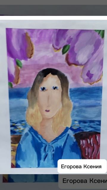 Нашим Мамам, в день 8 Марта! Юные художники поздравляют!