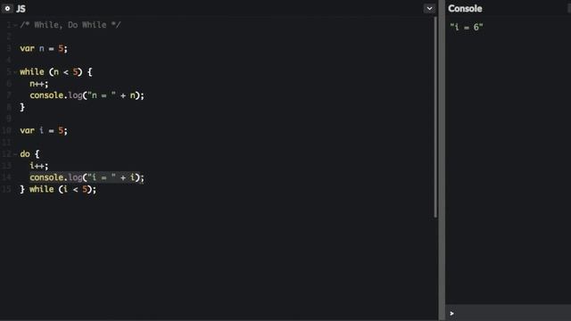 freeCodeCamp.org - 0134 - While ⧸ Do While