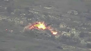 Российская армия нанесла массированный удар по военным тылам противника.