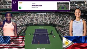 (4) 🇺🇸Коко Гауфф - (31) 🇵🇭Александра Эала