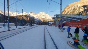 🚄 4К SmartTV ➤ Бергюн - Преда - Бергюн, Швейцария (зима) [01.2020] 🚄 4К SmartTV