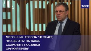 Мирошник: Европа "не знает, что делать", пытаясь сохранить поставки оружия Киеву