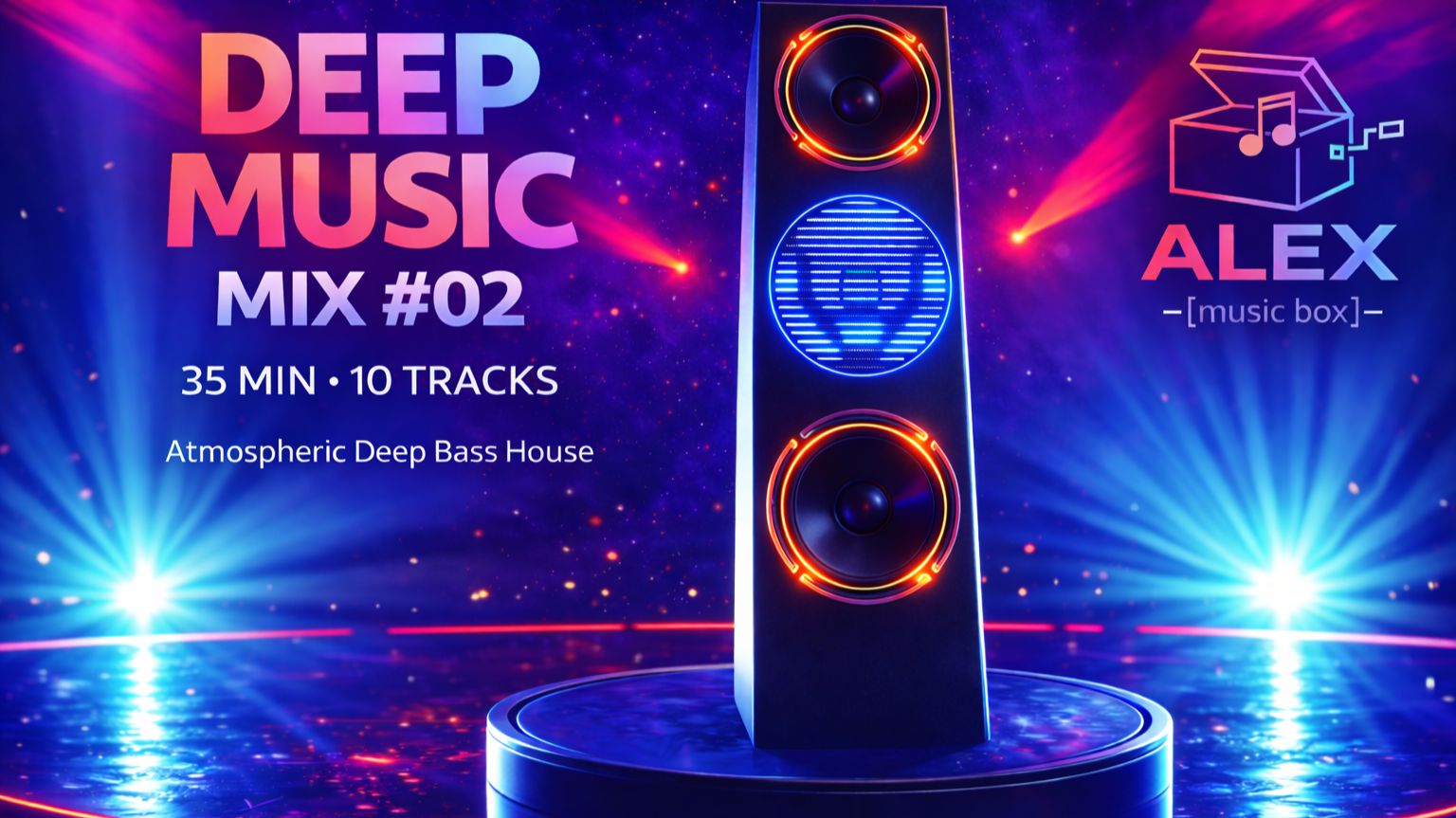 DEEP MUSIC MIX 02  Atmospheric Deep Bass House  Night Drive  35 MIN