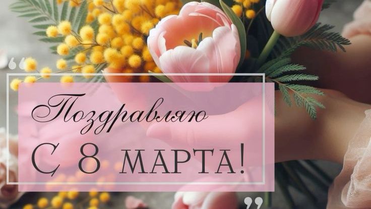 Мои поздравления с прекрасным днём 8 марта!!!