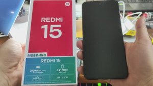 Новинка СЯОМИ Редми 15 REDMI 15 распаковка, плюсы  минусы
