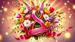 С прекрасным праздником весны