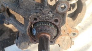 Замена задней ступицы - подшипника колеса Mazda CX-5