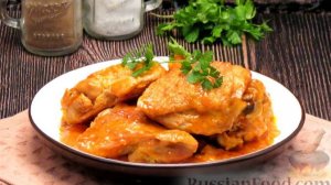 ТУШЁНЫЕ КУРИНЫЕ БЁДРЫШКИ