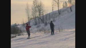 Воронинские горки. Тюмень / Горные лыжи, 1 февраля 2003
