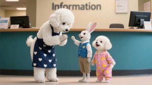 Крошка-щенок потерялся, но зайка нашёл его — благодарность мамы-собаки растопила все сердца 🐾💖✨