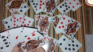 Расклад на червовую даму ❤️ и♣️ крестового короля