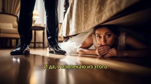 В брачную ночь я спряталась под кроватью ради шутки но вместо мужа вошел жестокий босс мафии