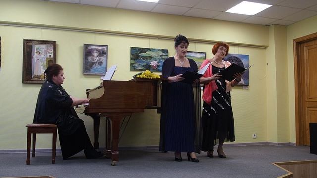 24 А. Дворжак. Юмореска. Зинаида Ганеева, Людмила Калинина, Евгения Малеева