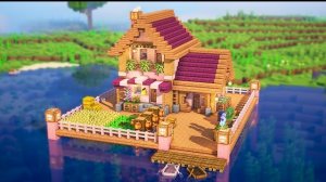 Руководство по строительству дома у озера Черри Блоссом в Minecraft (просто! 🍥)