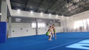 ЖП КМС, Воробьева Полина - Морозова Валерия, ДК «Машиностроитель», Темповое упражнение