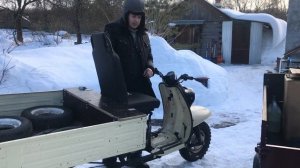 На затравочку. Самый быстрый ЖУЖИК из мотороллера Муравей