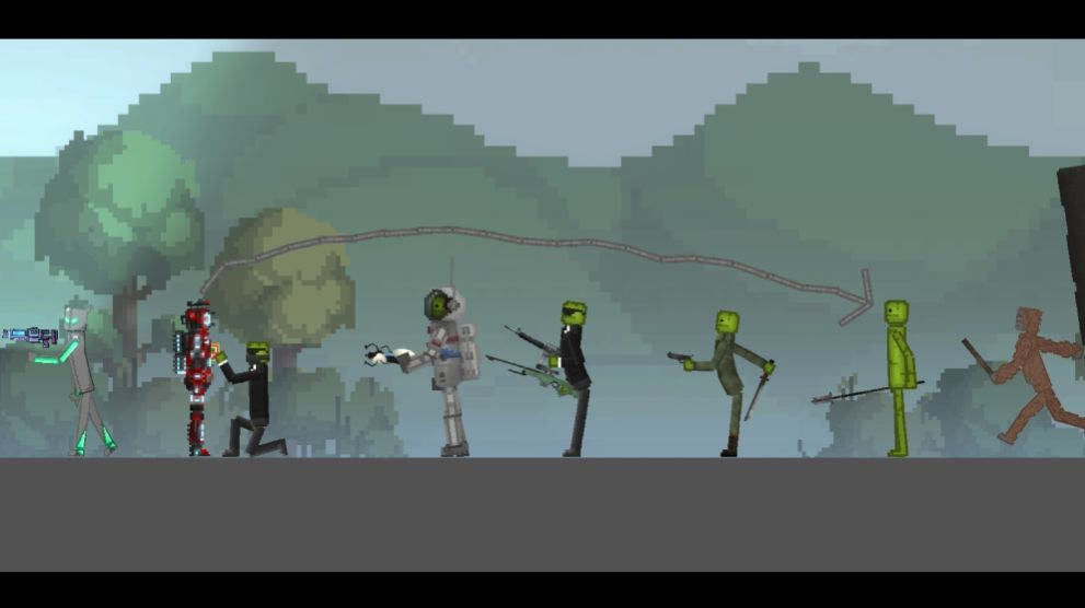 Вперёд в прошлое! Сюжет про арбуза и помидора, в Melon Playground