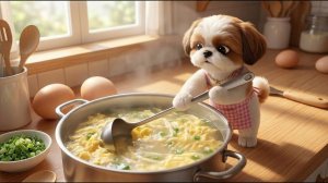 Простейший яичный суп от Минихаго 🍲 В холодный день — тарелочка горячего счастья