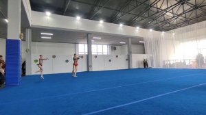 ЖП КМС, Ершова Алиса - Токарева Полина, МАУ ДО СШ №1, Балансовое упражнение