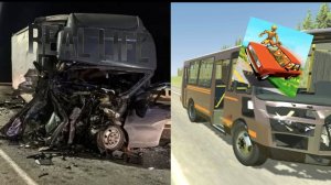 аварии на реальных событиях #6 в ваз краш тест симулятор 2