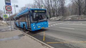 автобус ЛиАЗ 5292 борт 191438,  маршрут 652