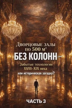 Дворцовые залы по 500м2 без колонн. Часть 3