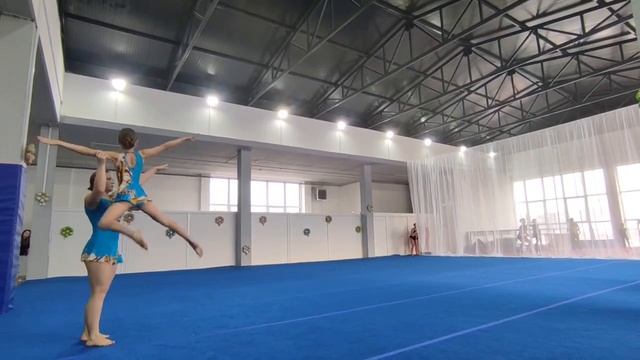 ЖП 2 спортивный , Мудрова Ангелина - Кардаполова Дарья, ДК «Машиностроитель», Темповое упражнение